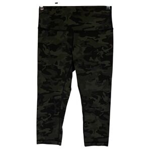 Lululemon Womens Wunder Under Crop High Rise Full On 21" Luxtreme Camouflage 10